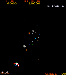 Gyruss (Konami) Screenshot 1